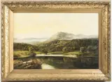 titled Evening After Rain by Alfred Addy, oil on canvas, offered Oct 2017