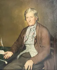 Portrait of Thomas Jefferson by Tjeert Eernstman, 1834, oil on canvas, sold Jul 2022