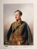 Zar Nikolaus Ier Pauwlowitsch von Russland (1796-1855). Tsar Nicolas Ier de Russie by Iwan Winberg, 1796, Aquarelle gouachée sur traits de crayon noir, sold May 2012
