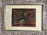 Sans titre by Serge Benoit, Gouache et pastel sur carton, sold Oct 2022