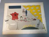 Sans titre by Jan Voss, Lithographie en couleurs, " Chienlit ", sold Nov 2020