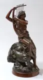 Tahoser by Georges Charles Coudray, Épreuve en bronze à patine marron et verte, sold Jun 2012