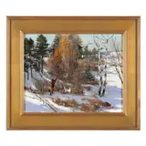Winter Flush by Brett James Smith, Oil on canvas, sold Mar 2023
