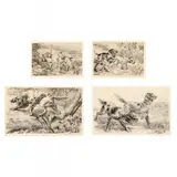 Four Dog Etchings by Edmund Henry Osthaus, Each an etching with drypoint, sold Mar 2023