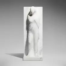 Ostrakon Marble Maquette VIII by Manuel Neri, 1999, Carrara marble, sold Jan 2026