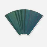 Fan No. 7 by Dan Gunn, 2013, stained wood, sold Aug 2022