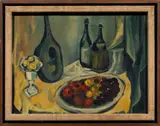 Still Life with Fruit by Paul Ripley Jenkins, oil on canvasboard, sold Jun 2025