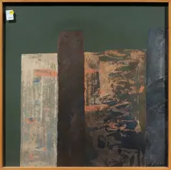 Untitled by Albert Smith, 1980, mixed media, sold Jun 2025