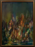 Untitled by Harriet Thorpe, oil on canvas, sold Jun 2025