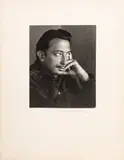 Salvador Dali by Johan Hagemeyer, 1944, gelatin silver print, sold Jun 2025