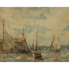 Untitled by Lars Thorsen, oil on canvas, sold Jul 2025