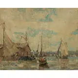 Untitled by Lars Thorsen, oil on canvas, sold Jul 2025