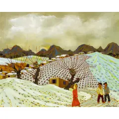 Untitled by Max Savy, oil on canvas, sold Jul 2025