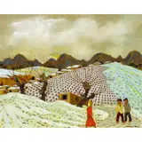 Untitled by Max Savy, oil on canvas, sold Jul 2025