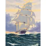 Flying Cloud by Hans Skaalegaard, oil on canvas, sold Jul 2025