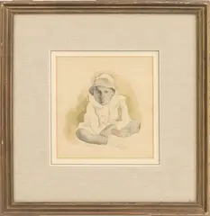Study of a Boy Wearing a Hat by Jules Pascin, Watercolor on Paper, sold Sep 2026