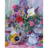 Untitled by Marilyn R. Eger, oil on canvas, sold Jul 2025