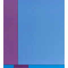 Untitled (Purple and Blue) by Ludwig Sander, circa 1970, screenprint, sold Jul 2025