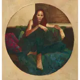 Rise by David Kreitzer, 1972, oil on canvas, sold Jul 2025