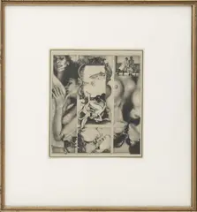 Friday's Children by Peter Milton, 1982, Etching on Paper, sold Aug 2026