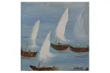 Untitled by Hidayet Chiraz, oil on canvas, offered Oct 2021