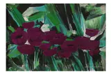 Untitled by Lena Kelekian, acrylic on canvas, offered Oct 2021