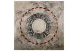 Untitled by Georgie Papageorge, mixed media on canvas, offered Oct 2021