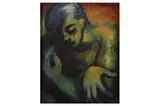 Untitled by Johannes Meintjes, oil on board, offered Oct 2021