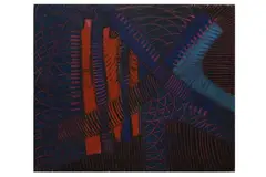 Untitled by Bertina Lopes, 1981, oil on canvas, offered Oct 2021