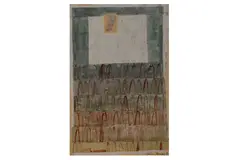 Untitled by Samira Abbassy, 1989, watercolour and mixed, offered Oct 2021