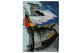 Untitled by Walid Siti, gouache and collage, offered Oct 2021