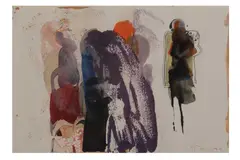 Untitled by Rashid Diab, 1995, watercolour, offered Oct 2021