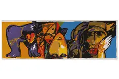 Untitled by Dia Azzawi, print (other), offered Oct 2021