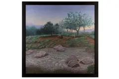 Untitled by George Tincu, oil on canvas, offered Oct 2021