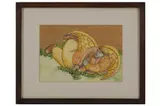 Untitled by Alex Stewart, watercolour, offered Oct 2021