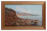 Untitled by Giuseppe Carelli, oil on board, offered Oct 2021