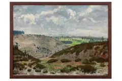 Untitled by Augustus Vincent Tack, oil on panel, offered Oct 2021