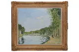 Untitled by William Foreman, oil on canvas, offered Oct 2021