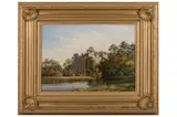 Untitled by Emily Susan Drummond, 1863, oil on canvas, offered Oct 2021
