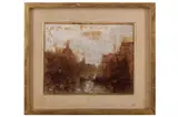 Untitled by Charles Horwood, oil on board, offered Oct 2021