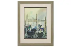 Untitled by Alan Reed, watercolour and pencil, offered Oct 2021