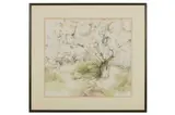 Untitled by Gary Bennett, watercolour and pencil, offered Oct 2021