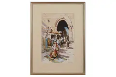 Untitled by Bernard McDonald, watercolour, offered Oct 2021
