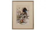 Untitled by Bernard McDonald, watercolour, offered Oct 2021