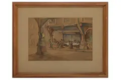 Untitled by William Ednie Rough, watercolour, offered Oct 2021