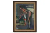 Untitled by Alex Redein, gouache, offered Oct 2021