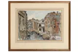 Untitled by Andrew Freeth, ink and watercolour, offered Oct 2021