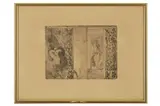 Untitled by Edgar Degas, etching, offered Oct 2021