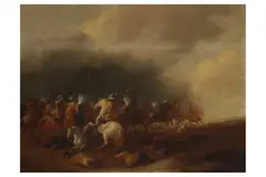 Untitled by Jan Jacobsz. van der Stoffe, oil on panel, offered Oct 2021
