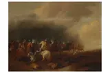 Untitled by Jan Jacobsz. van der Stoffe, oil on panel, offered Oct 2021